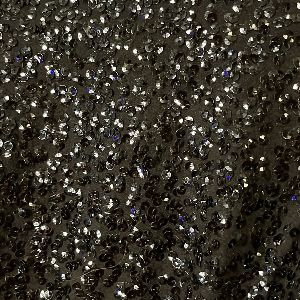 Black Sequin J Crew Long sleeve top - Picture 5 of 5
